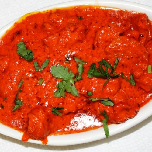 BUTTER CHICKEN W/White Rice.