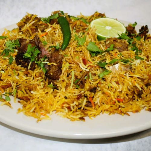 GOAT BIRYANI.