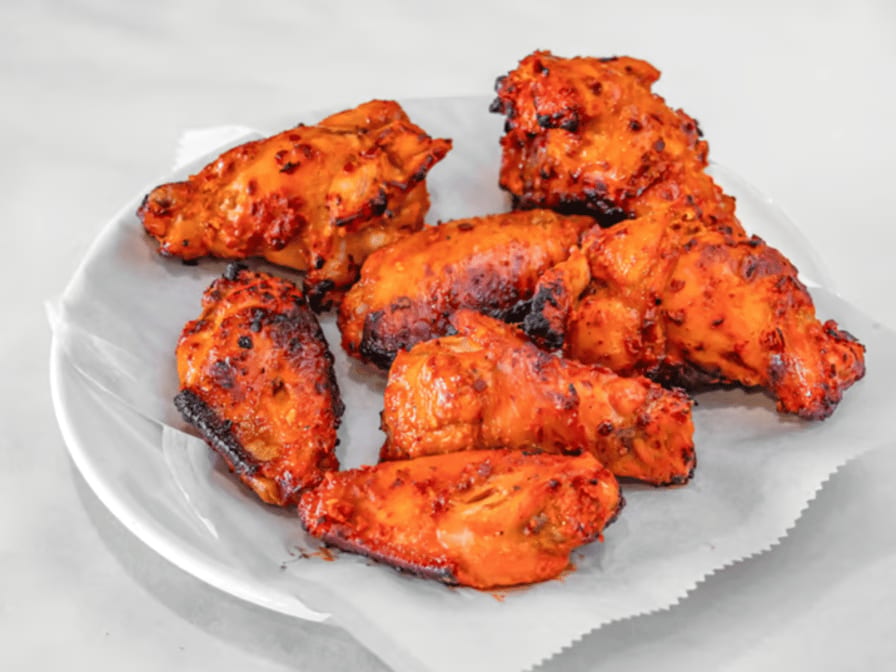 CHICKEN WINGS TANDOORI (6 Pcs).