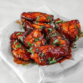 CHICKEN BBQ WINGS TANDOORI (6 Pcs)