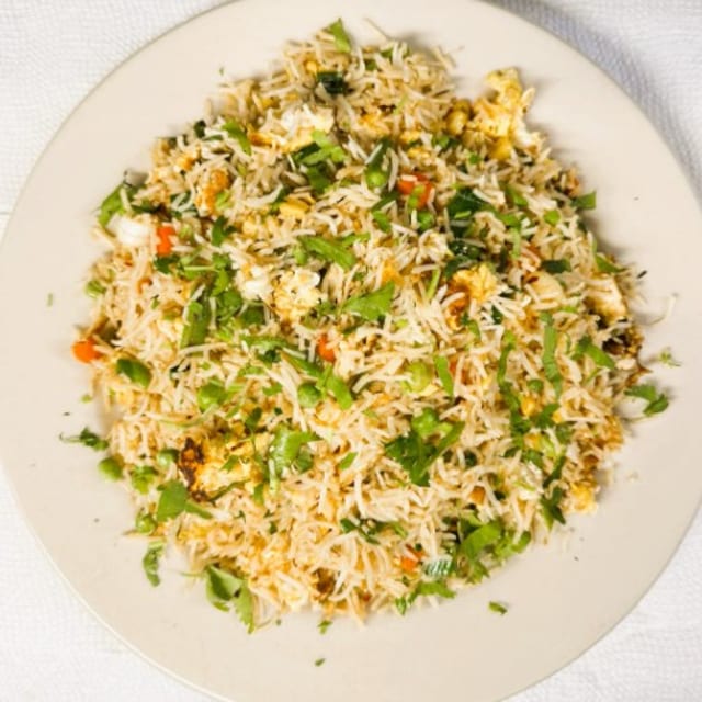 EGG FRIED RICE.