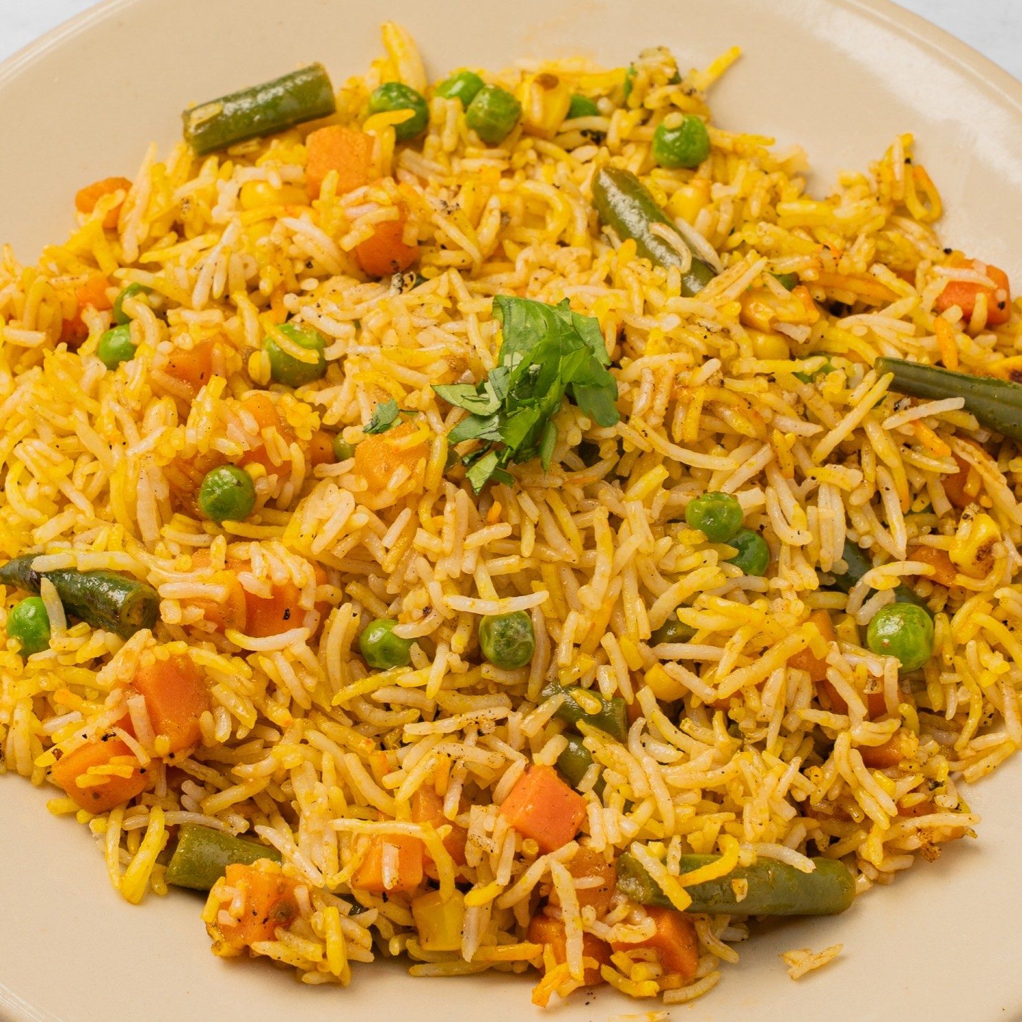 VEGETABLE FRIED RICE.