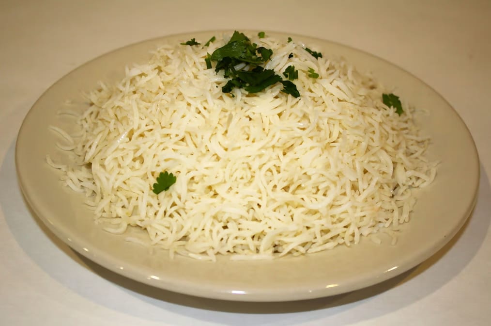 WHITE RICE.