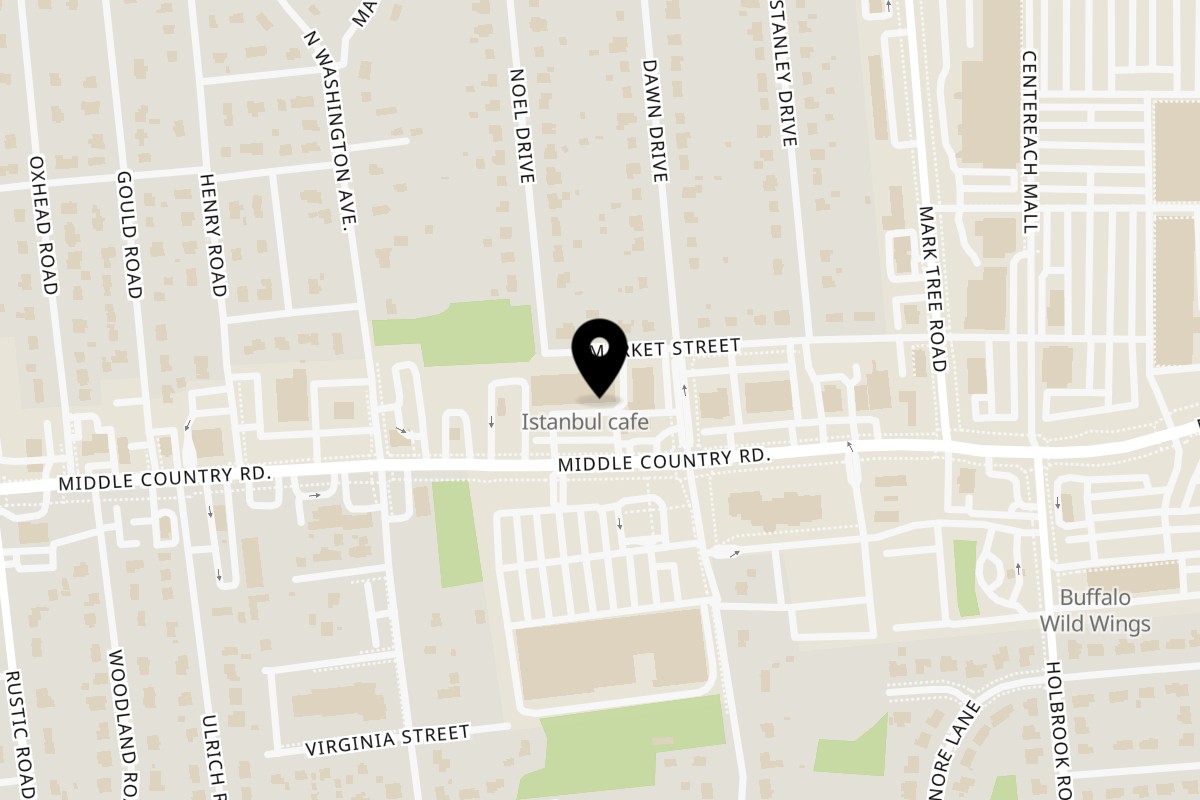 Map showing the location of Aladdin Indian & Pakistani Restaurant (Zabiha Halal) on 2133 Middle Country Rd in Centereach